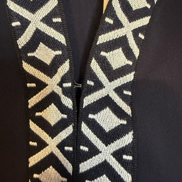 Tory Burch Dark Blue Tunic with Patterned Trim size 4 - Picture 8 of 10